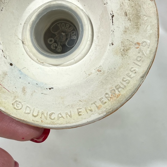 VTG DUNCAN ENTERPRISES 1979 SET OF CERAMIC ANTHROPOMORPHIC SALT/PEPPER SHAKER 6” - Picture 6 of 14